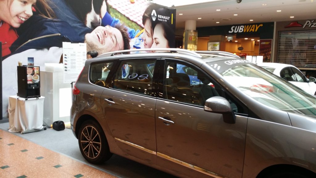 UCC Coffee Machine for Car Show at Shopping Mall
